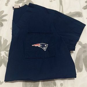 Patriots Scrub Top ❤️💙